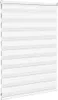 Doppelrollo Weiß 105x100 cm Stoffbreite 100,9 cm Polyester Produktbild-Vorschau 4