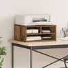 vidaXL Stojan na tiskárnu z regenerovaného dřeva 49 x 40 x Náhled obrázku produktu 2