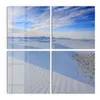 DEQORI Glasbild Echtglas 4x50x50 cm 'Ein Meer weißer Produktbild-Vorschau 2