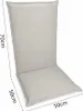 sunnypillow 1 Stück Gartenstuhlauflage  120 x 50  extra Produktbild-Vorschau 3