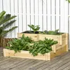 Outsunny Hochbeet, 3-stufige Blumenkasten mit Produktbild-Vorschau 9