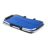 A blue shopping or picnic basket is shown folded flat on a white background. Anteprima dell’immagine prodotto