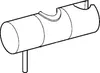 Hansa Schieber Typ 59913755 chrom Ersatzteil für Produktbild-Vorschau 1