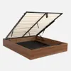 sweeek - Boxbett mit Lattenrost 160x200cm Holzdekor - Produktbild-Vorschau 1