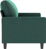 2-Sitzer-Sofa Dunkelgrün 140 cm Samt Produktbild-Vorschau 4