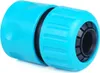 A close-up studio shot of a blue hose connector against a white background. Voir les images du produit