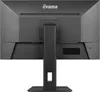 The back of a black Iiyama monitor on a black background. Produktbild-Vorschau