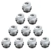 A group of radiator bleed valves arranged in a grid pattern on a white background. Produktbild-Vorschau