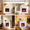 HOMAVO Elektrischer Ambiente-Kamin – 900/1800 W Produktbild-Vorschau 6