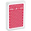 A deck of playing cards in a clear plastic case, with the back of the cards showing a red pattern of hearts and the brand name "TOP ASS". Produktbild-Vorschau