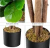 COSTWAY Albero di Fico Artificiale 120cm, Albero di Fico Anteprima dell’immagine prodotto 4