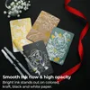 Długopisy żelowe OHUHU White Gold Silver, 12 szt Podgląd zdjęcia produktu 3