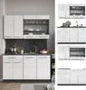 Singleküche Vicco Fame-Line Weiß Hochglanz/Anthrazit 140 cm Produktbild-Vorschau 6