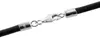 Auroris leren ketting, zwart, dikte 2 mm, met Productafbeelding-voorbeeld 2