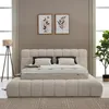 Boxspringbett Raina 140 x 200 cm Beige Voll-orthopädisches Produktbild-Vorschau 1