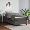 vidaXL Boxspringbett Grau 90x190 cm Kunstleder -  Betten & Produktbild-Vorschau 2