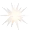 A white star-shaped LED light. Produktbild-Vorschau