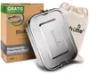 Blockhütte RVS lunchbox 1200 ml lekvrij 3 vakjes Productafbeelding-voorbeeld 1