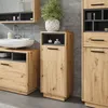 A bathroom vanity and cabinet set with a sink and a plant. Produktbild-Vorschau
