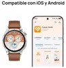 Huawei Watch GT 5 46 mm - Silver + Brown Composite Leather Anteprima dell’immagine prodotto 14