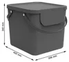 Rotho Aufbewahrungsbox Set 3tlg. 40L Albula - Kunststoffbox Produktbild-Vorschau 3