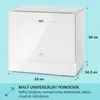 Klarstein - mini umývačka riadu, na 5 súprav, 7 programov, Náhľad obrázku produktu 5