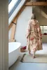 Pip Studio Bademantel Secret Garden Khaki M Produktbild-Vorschau 4