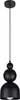 Hängelampe Stoff Metall E27 Ø 17 cm rund H: max. 90 cm Produktbild-Vorschau 1