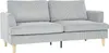 HOMCOM – sofa trzyosobowa z podłokietnikami, tapicerowana Podgląd zdjęcia produktu 1