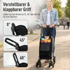 HOMCOM Einkaufstrolley klappbar Einkaufswagen mit Kühlfach Produktbild-Vorschau 6