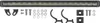A light bar and its mounting hardware are laid out on a white background. Anteprima dell’immagine prodotto