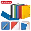 Classeurs à anneaux A4 en carton bleu, lot de 5 Voir les images du produit 3