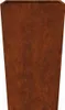 Fioriera 45x45x75 cm in acciaio corten Anteprima dell’immagine prodotto 4