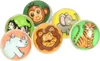 set de 5 flummis balle de dop, animaux sauvages, env. Ø 30 Voir les images du produit 2