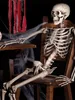 Grand squelette ossature Halloween 160 cm Deko Fruselage Voir les images du produit 2