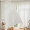2er Set 3D Leaf Sheer Voile Vorhänge,Transparente Gardinen Produktbild-Vorschau 8