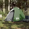 vidaXL Tenda da campeggio a cupola 2 persone Verde Anteprima dell’immagine prodotto 3