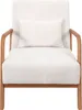 Fauteuil Salon Cotele Scott Beige Voir les images du produit 2