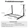 Portagomme Wiltec - 1370 x 730 x 705 mm, larghezza Anteprima dell’immagine prodotto 6