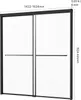 A diagram of a shower door with dimensions. Anteprima dell’immagine prodotto