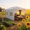 YZNAHRE Pavillon 3x6m Polyester Partyzelt mit Seitenteilen Produktbild-Vorschau 12