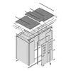 TIMBELA M310C Abri de jardin en bois - L239xL142xH200 cm/ Voir les images du produit 7