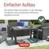 Allibert Gartentisch Lyon, Farbe: Graphitgrau, Produktbild-Vorschau 8
