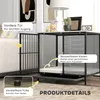 PawHut klec pro psa na doma, uzamykatelná bouda pro psa s Náhled obrázku produktu 7