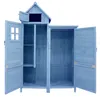MODFU Gartenschrank 118x173x54cm Geräteschuppen mit Produktbild-Vorschau 8
