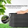 Outsunny Hochbeet aus Stahl, Pflanzbeet Frühbeet Gartenbeet Produktbild-Vorschau 6