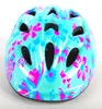 Volare – Kinderhelm 47–51 cm grün, rosa, Blumen Produktbild-Vorschau 4