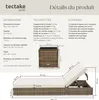 2 chaises longues en rotin avec structure en aluminium et Voir les images du produit 6