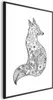 Posterpapier Poster - Fox in Flowers 29.7x42 cm Tiere Produktbild-Vorschau 1