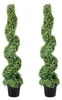 Vevor 2 Szt. Sztuczna Wieża Z Bukszpanu Spirala 122 Cm Podgląd zdjęcia produktu 1